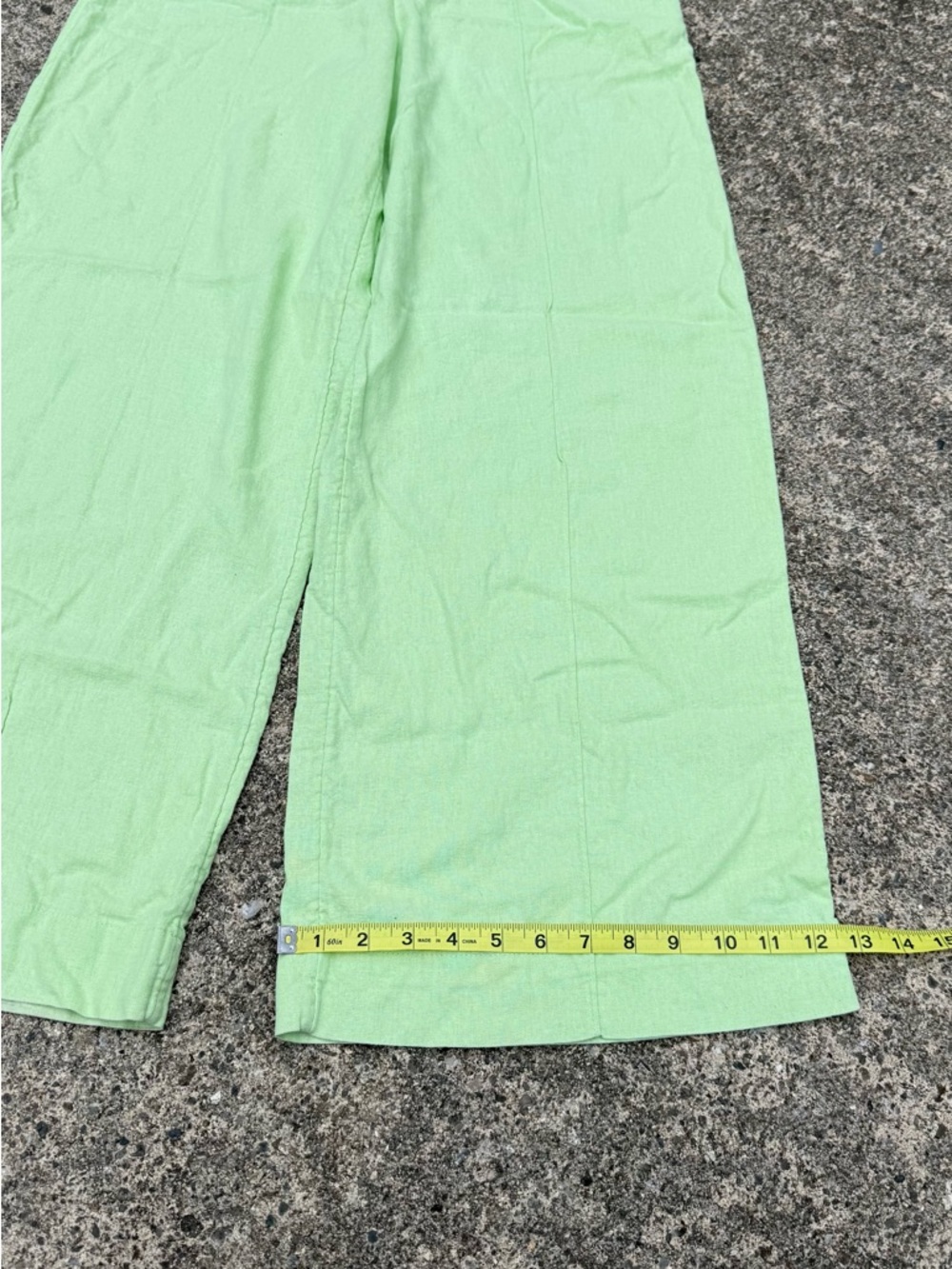 A New Day Women's High-Rise Wide Leg Linen Pull-On Pants Size S - Picture 5 of 9